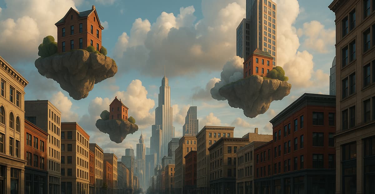 floating city buildings